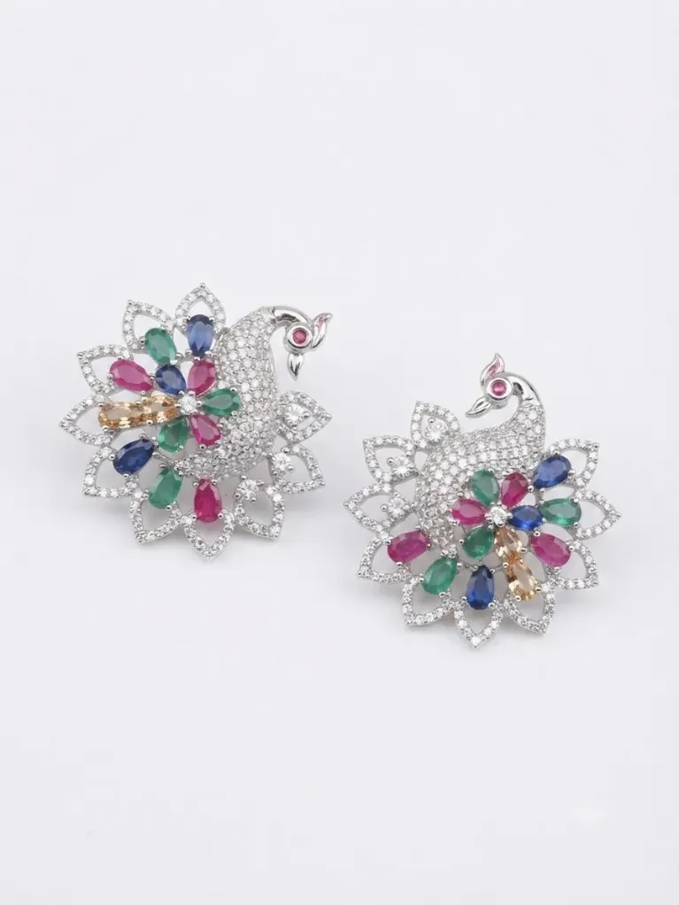 Peacock multicolore ADS earring